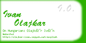 ivan olajkar business card